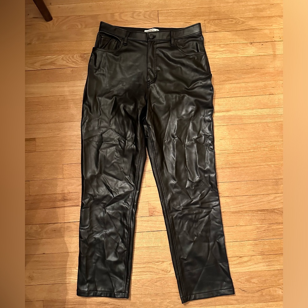 Abercrombie Faux Leather Pants